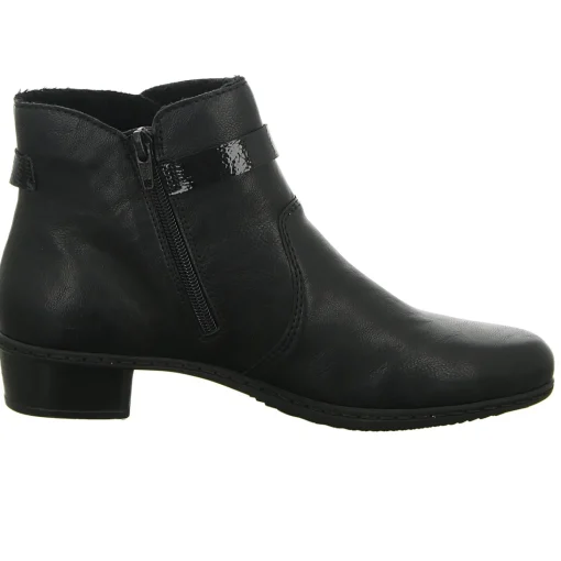 Rieker Schlupf-/Reißverschlußstiefelette Warmfutter ab 35mm Absatz