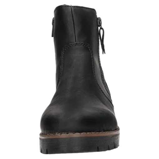 Rieker Schlupf-/Reißverschlußstiefelette Warmfutter bis 35mm Absatz (casual)