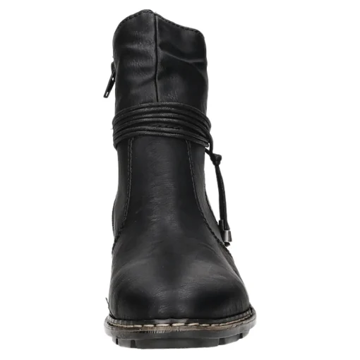 Rieker Schlupf-/Reißverschlußstiefelette Warmfutter bis 35mm Absatz (casual)