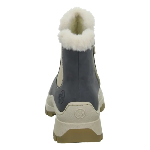 Rieker Schlupf-/Reißverschlußstiefelette Warmfutter bis 35mm Absatz (casual)