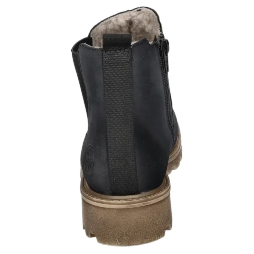 Rieker Schlupf-/Reißverschlußstiefelette Warmfutter bis 35mm Absatz (casual)