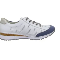 Rieker Schnürhalbschuh luftdurchlässig (durchbrochenes/geflochtenes Obermaterial)