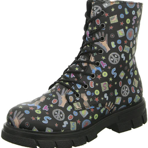 Rieker Schnürstiefelette Warmfutter bis 35mm Absatz (casual)