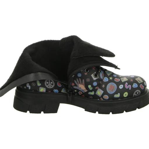 Rieker Schnürstiefelette Warmfutter bis 35mm Absatz (casual)