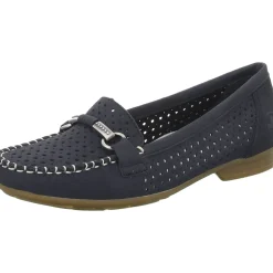 Rieker Slipper/Kletthalbschuh luftdurchlässig (durchbrochenes/geflochtenes Obermaterial)