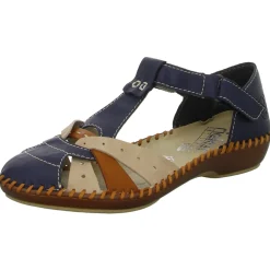 Rieker Slipper/Kletthalbschuh luftdurchlässig (durchbrochenes/geflochtenes Obermaterial)
