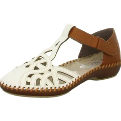 Rieker Slipper/Kletthalbschuh luftdurchlässig (durchbrochenes/geflochtenes Obermaterial)