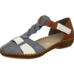 Rieker Slipper/Kletthalbschuh luftdurchlässig (durchbrochenes/geflochtenes Obermaterial)