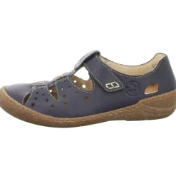 Rieker Slipper/Kletthalbschuh luftdurchlässig (durchbrochenes/geflochtenes Obermaterial)