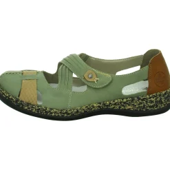 Rieker Slipper/Kletthalbschuh luftdurchlässig (durchbrochenes/geflochtenes Obermaterial)