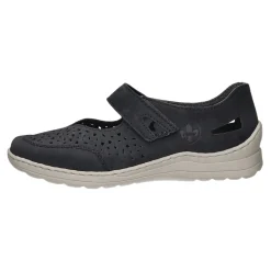 Rieker Slipper/Kletthalbschuh luftdurchlässig (durchbrochenes/geflochtenes Obermaterial)