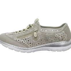Rieker Slipper/Kletthalbschuh luftdurchlässig (durchbrochenes/geflochtenes Obermaterial)