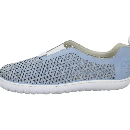 Rieker Slipper/Kletthalbschuh luftdurchlässig (durchbrochenes/geflochtenes Obermaterial)