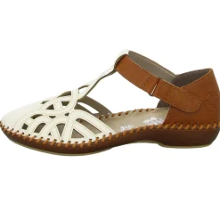 Rieker Slipper/Kletthalbschuh luftdurchlässig (durchbrochenes/geflochtenes Obermaterial)