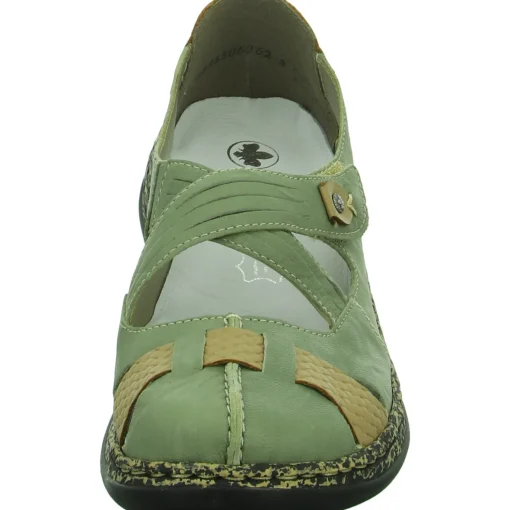 Rieker Slipper/Kletthalbschuh luftdurchlässig (durchbrochenes/geflochtenes Obermaterial)