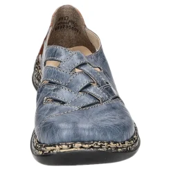Rieker Slipper/Kletthalbschuh luftdurchlässig (durchbrochenes/geflochtenes Obermaterial)