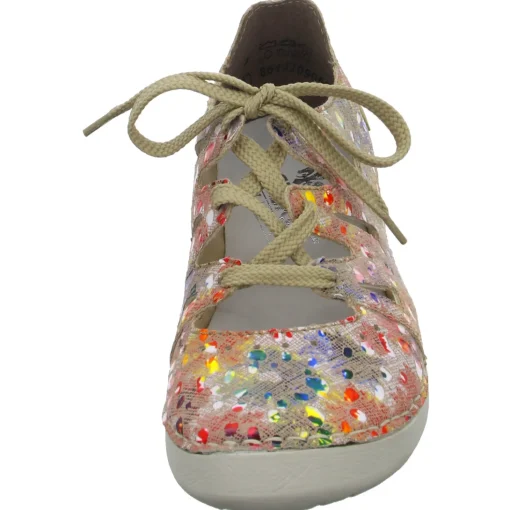Rieker Slipper/Kletthalbschuh luftdurchlässig (durchbrochenes/geflochtenes Obermaterial)