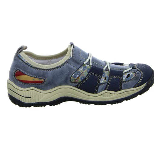 Rieker Slipper/Kletthalbschuh luftdurchlässig (durchbrochenes/geflochtenes Obermaterial)