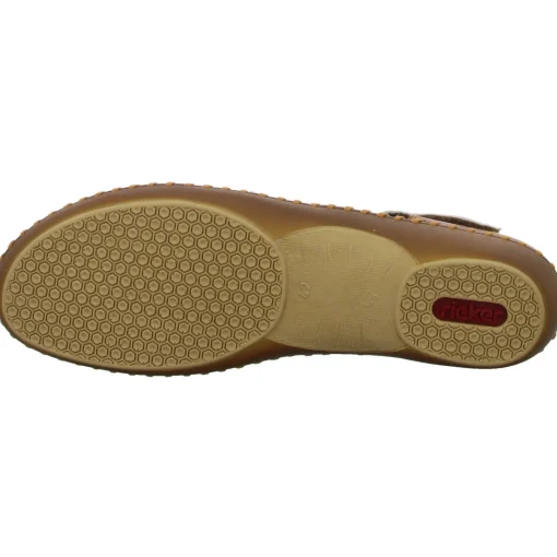 Rieker Slipper/Kletthalbschuh luftdurchlässig (durchbrochenes/geflochtenes Obermaterial)