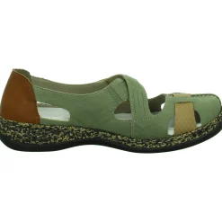 Rieker Slipper/Kletthalbschuh luftdurchlässig (durchbrochenes/geflochtenes Obermaterial)