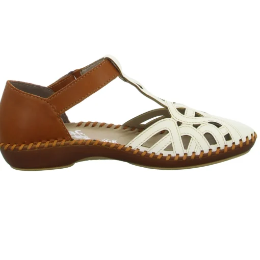 Rieker Slipper/Kletthalbschuh luftdurchlässig (durchbrochenes/geflochtenes Obermaterial)