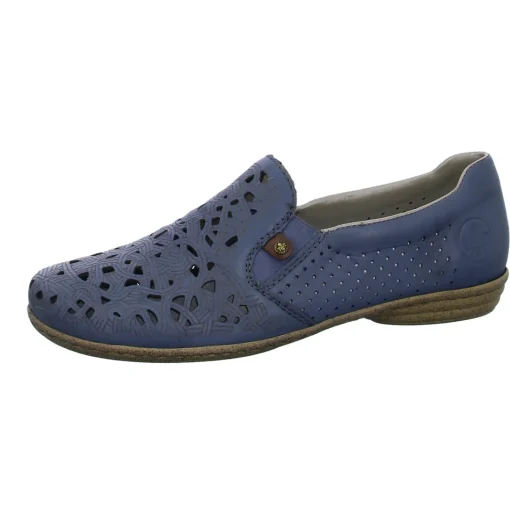 Rieker Slipper/Kletthalbschuh luftdurchlässig (durchbrochenes/geflochtenes Obermaterial)