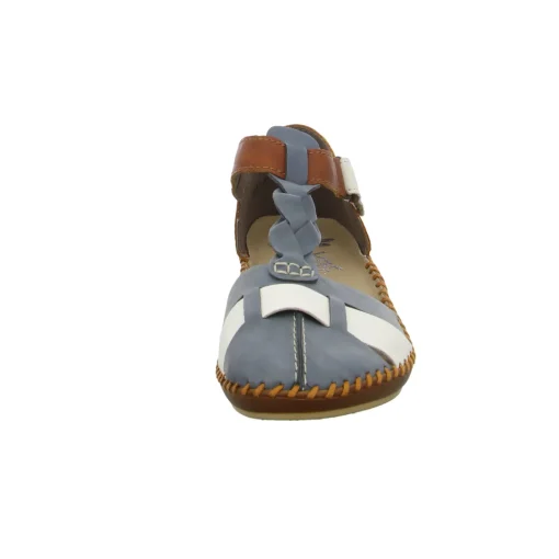 Rieker Slipper/Kletthalbschuh luftdurchlässig (durchbrochenes/geflochtenes Obermaterial)