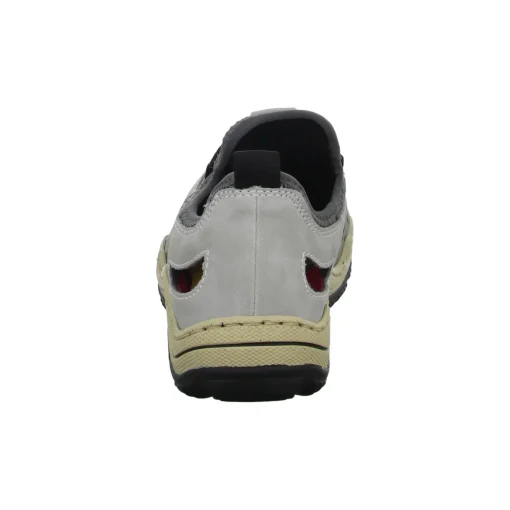 Rieker Slipper/Kletthalbschuh luftdurchlässig (durchbrochenes/geflochtenes Obermaterial)