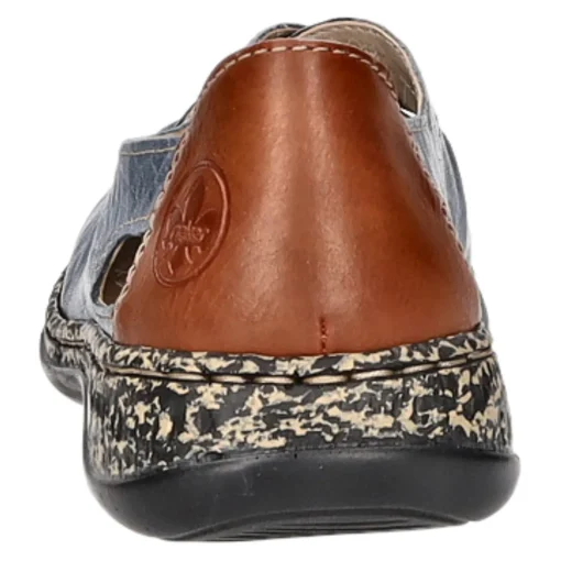 Rieker Slipper/Kletthalbschuh luftdurchlässig (durchbrochenes/geflochtenes Obermaterial)