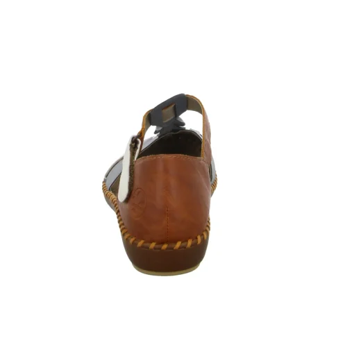 Rieker Slipper/Kletthalbschuh luftdurchlässig (durchbrochenes/geflochtenes Obermaterial)
