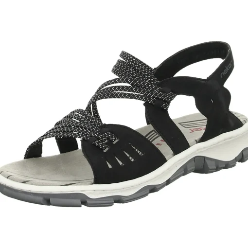Rieker Sportliche Sandalette bis 30mm Sohlenhöhe
