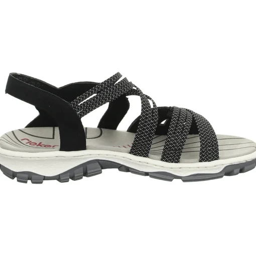 Rieker Sportliche Sandalette bis 30mm Sohlenhöhe