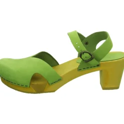 Sanita Sling ab 50mm Absatz WOOD-MATRIX SQUARE FLEX SANDAL