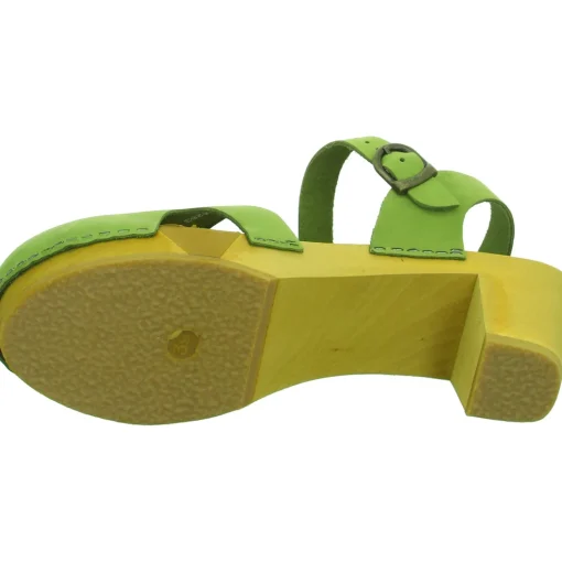 Sanita Sling ab 50mm Absatz WOOD-MATRIX SQUARE FLEX SANDAL