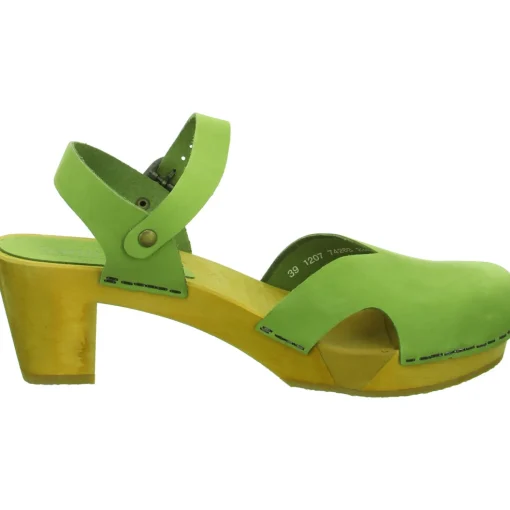 Sanita Sling ab 50mm Absatz WOOD-MATRIX SQUARE FLEX SANDAL