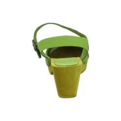 Sanita Sling ab 50mm Absatz WOOD-MATRIX SQUARE FLEX SANDAL