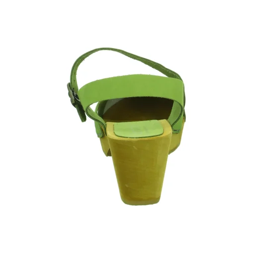 Sanita Sling ab 50mm Absatz WOOD-MATRIX SQUARE FLEX SANDAL