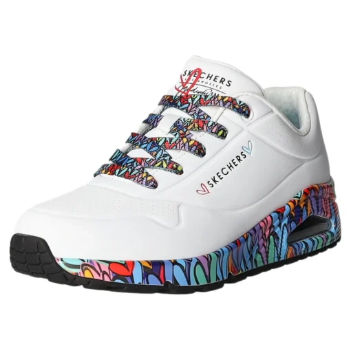 Skechers Schnürhalbschuh Sneaker (sportlich) UNO-RAVAGED LOVE