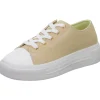 Sneakers Leinen Schnürhalbschuh