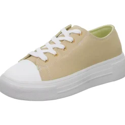 Sneakers Leinen Schnürhalbschuh