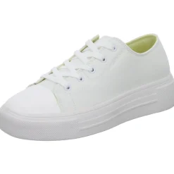 Sneakers Leinen Schnürhalbschuh