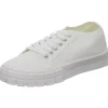 Sneakers Leinen Schnürhalbschuh