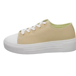 Sneakers Leinen Schnürhalbschuh