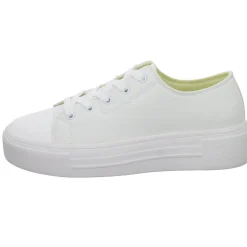 Sneakers Leinen Schnürhalbschuh