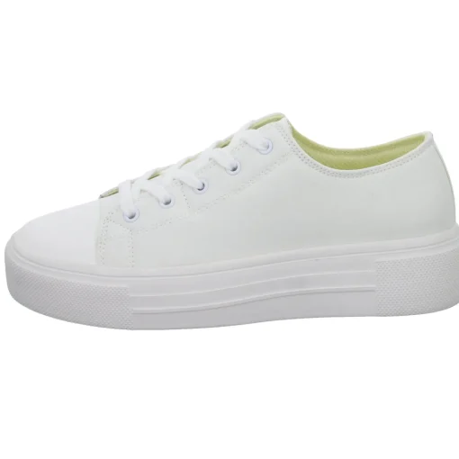 Sneakers Leinen Schnürhalbschuh