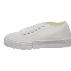 Sneakers Leinen Schnürhalbschuh