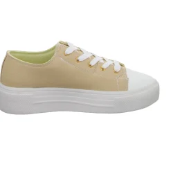 Sneakers Leinen Schnürhalbschuh