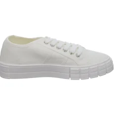 Sneakers Leinen Schnürhalbschuh