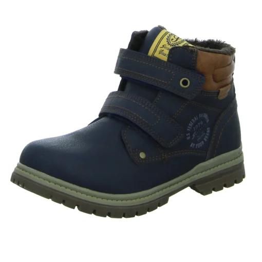 Sneakers Schlupf-/Klettstiefelette Warmfutter
