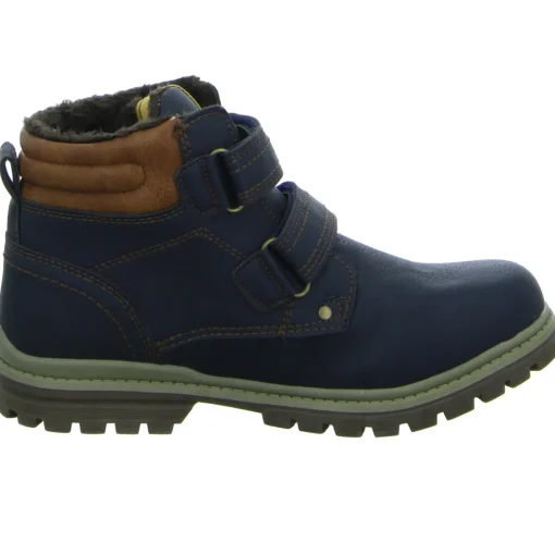 Sneakers Schlupf-/Klettstiefelette Warmfutter